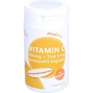 VITAMIN C 300 mg+Zink 5 mg ImmunoFit Kapseln Produktbild