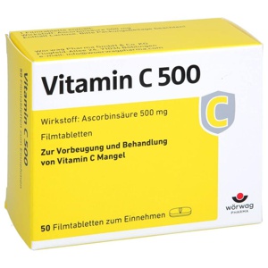 VITAMIN C 500 Filmtabletten Produktbild