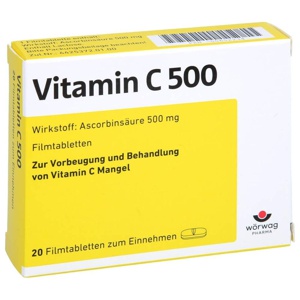 VITAMIN C 500 Filmtabletten Produktbild