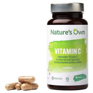 Vitamin C Acerola Wholefood - 60 kapsler produktbillede