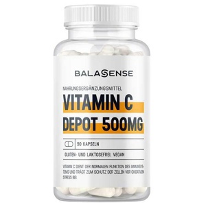 Vitamin C Depot 500 mg Balasense, 90 St Kapseln Produktbild