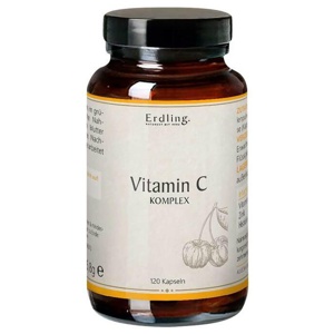Vitamin C-Komplex Zink Histidin vegan Kapseln Erdling, 120 St Kapseln Produktbild