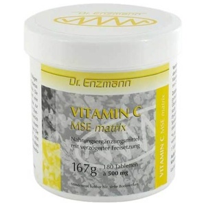 Vitamin C Matrix 500 mg Mse NEM Tabletten, 180 St Tabletten Produktbild