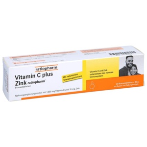 VITAMIN C PLUS Zink-ratiopharm Brausetabletten Produktbild