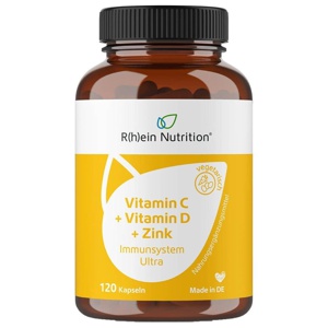 Vitamin C+Vitamin D+Zink Immunsystem Ultra Kapseln Produktbild