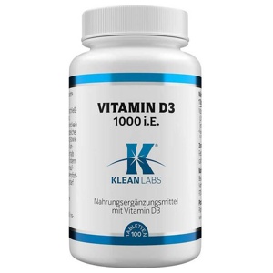 VITAMIN D 1000 I.E. KLEAN LABS Tabletten Produktbild