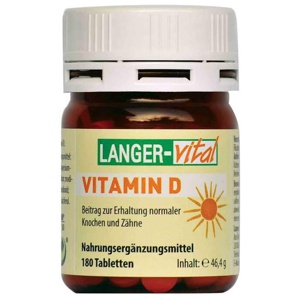 VITAMIN D 12,5 μg 500 I.E. Tabletten Produktbild
