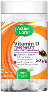 Vitamin D 50 ug 90 tabletter produkt bild