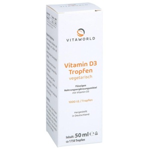 VITAMIN D3 1000 I.E. pro Tag Tropfen zum Einnehmen Produktbild