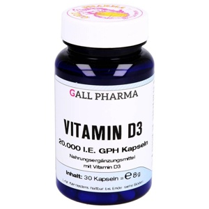 VITAMIN D3 20.000 I.E. GPH Kapseln Produktbild