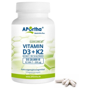 VITAMIN D3 20.000 I.E.+K2 200 μg m.Quinoaplv.Kaps. Produktbild