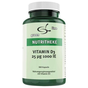 VITAMIN D3 25 μg 1000 I.E. Kapseln Produktbild