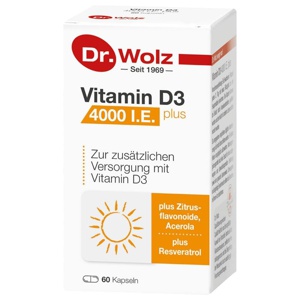 VITAMIN D3 4000 I.E. plus Kapseln Produktbild