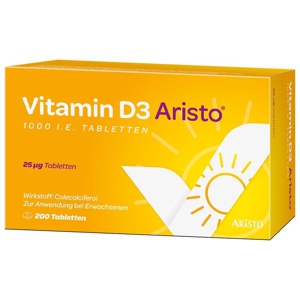 VITAMIN D3 ARISTO 1000 I.E. Tabletten Produktbild