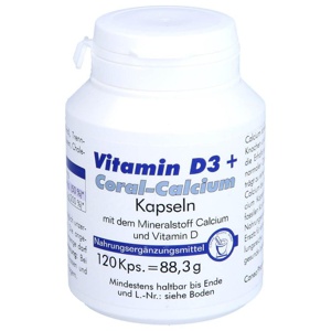 VITAMIN D3+CORAL Calcium Kapseln Produktbild