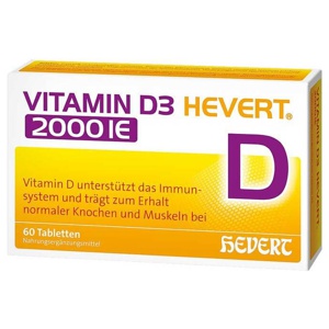 VITAMIN D3 HEVERT 2.000 I.E. 60 St Tabletten Produktbild