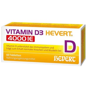 VITAMIN D3 HEVERT 4.000 I.E. 60 St Tabletten Produktbild