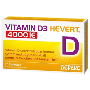 VITAMIN D3 HEVERT 4000 I.E. Tabletten Produktbild