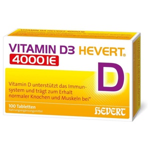 VITAMIN D3 HEVERT 4000 IE 100 St Tabletten Produktbild