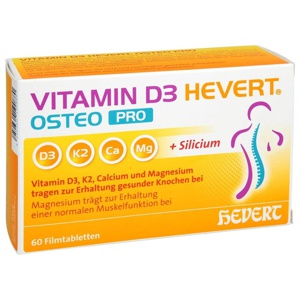 VITAMIN D3 HEVERT OSTEO PRO 60 St Filmtabletten Produktbild