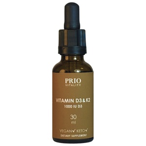 Vitamin D3 & K2 flytande 30 ml Prio Vitality produkt bild