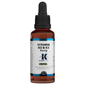 VITAMIN D3 & K2 Liquid KLEAN LABS Produktbild