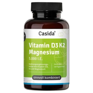 Vitamin D3 K2 Magnesium 5000 I.E. Kapseln, 90 St Kapseln Produktbild
