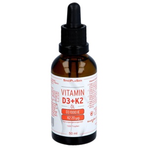 VITAMIN D3/K2 1000 I.E./20 μg Tropfen z.Einnehmen Produktbild
