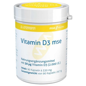 VITAMIN D3 MSE Kapseln Produktbild