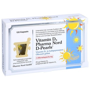 VITAMIN D3 PHARMA Nord 20 μg Kapseln Produktbild