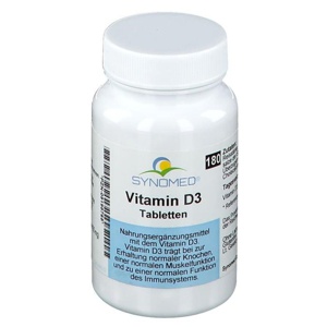 VITAMIN D3 SYNOMED Tabletten Produktbild
