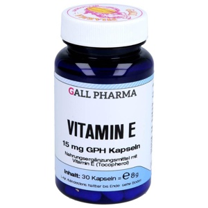 Vitamin E 15 mg GPH Kapseln Produktbild