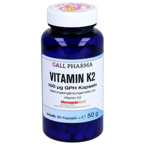 Vitamin K2 100 ug GPH Kapseln, 90 St Kapseln Produktbild