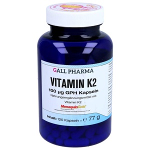 Vitamin K2 100 ug GPH Kapseln, 120 St Kapseln Produktbild