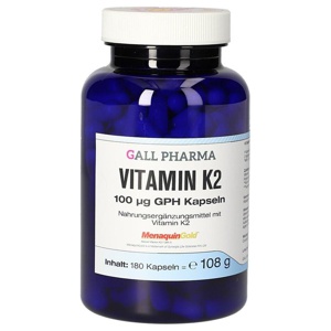 Vitamin K2 100 ug GPH Kapseln, 180 St Kapseln Produktbild
