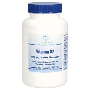 Vitamin K2 100 ug Junek Kapseln, 120 St Kapseln Produktbild