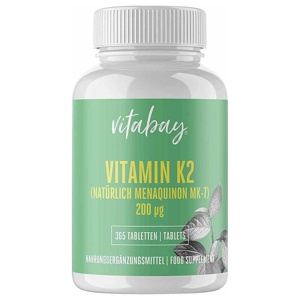vitabay VITAMIN K2 200 µg 365 St Tabletten Produktbild