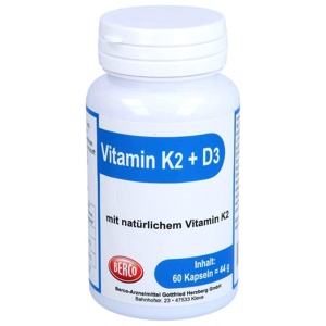 VITAMIN K2+D3 Berco Kapseln Produktbild