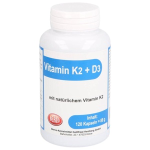 VITAMIN K2+D3 Berco Kapseln Produktbild