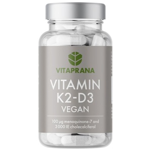 Vitaprana Vitamin K2+D3 Vegan 110 kapslar produkt bild