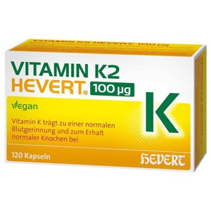 VITAMIN K2 HEVERT 100 μg Kapseln Produktbild