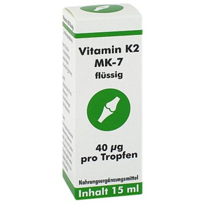 Vitamin K2 MK-7 flüssig Gerimed Tropf.zum Einnehmen, 15 ml Tropfen zum Einnehmen Produktbild