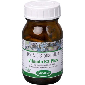 VITAMIN K2 MK7 Plus Vitamin D3 Kapseln Produktbild