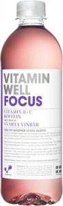Vitamin Well Focus Svarta Vinbär 500 ml produkt bild