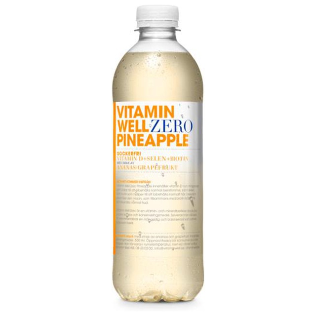 Vitamin Well Zero Pineapple 500 ml
