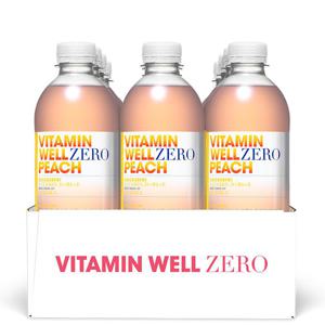 Vitamin Well Zero Peach 12x500ml produkt bild
