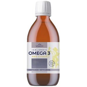 VitaOil Icelandic Omega 3 Med Citrus - 280 ml. produktbillede