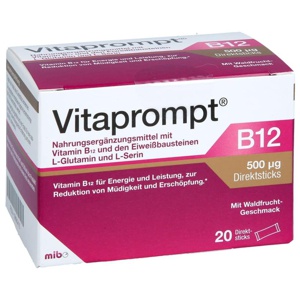 Vitaprompt B12 500 Direktsticks 20 St Beutel Produktbild