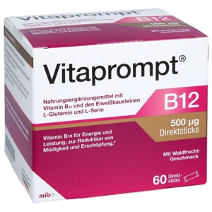 Vitaprompt B12 500 Direktsticks 60 St Beutel Produktbild
