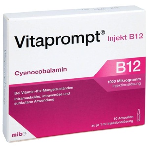 VITAPROMPT injekt B12 1000 μg Injektionslösung Produktbild